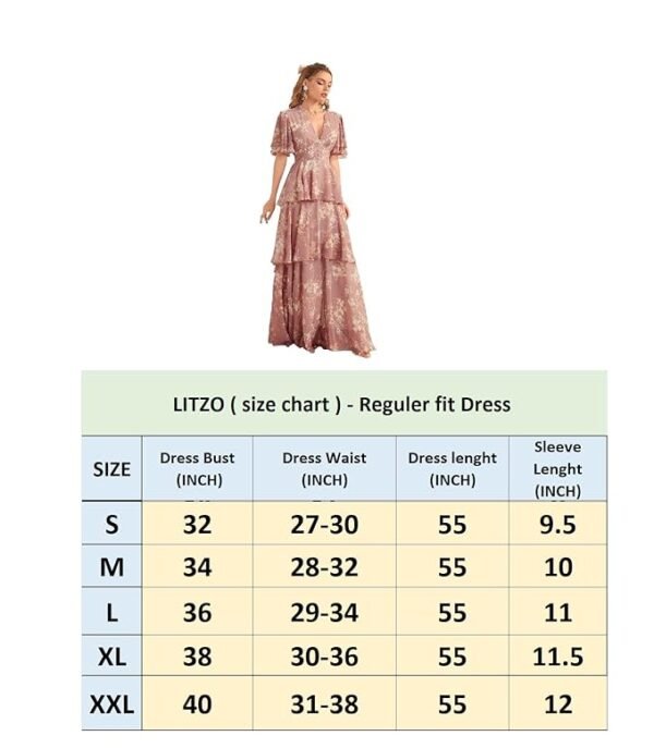 LITZO Dresses for Women || Western Dresses for Women (L-45-46) - Image 5