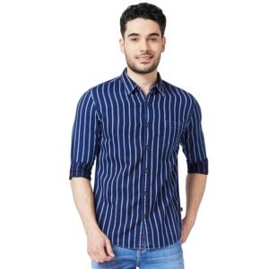 blue shirt