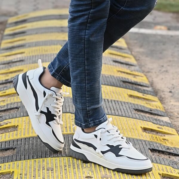 Cruiser Sneaker for Men | Lightweight & Comfortable | Stylish Lace-Up Casual Footwear with Cushioned Insole | Perfect for Versatile Outfits 2635-9 - Image 5